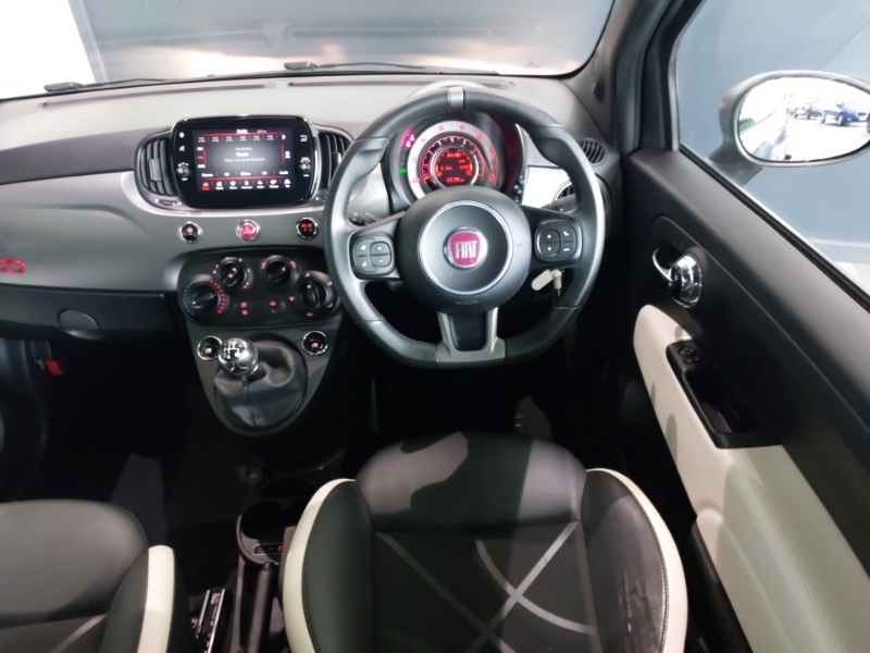 Fiat 500 Lounge Black #8