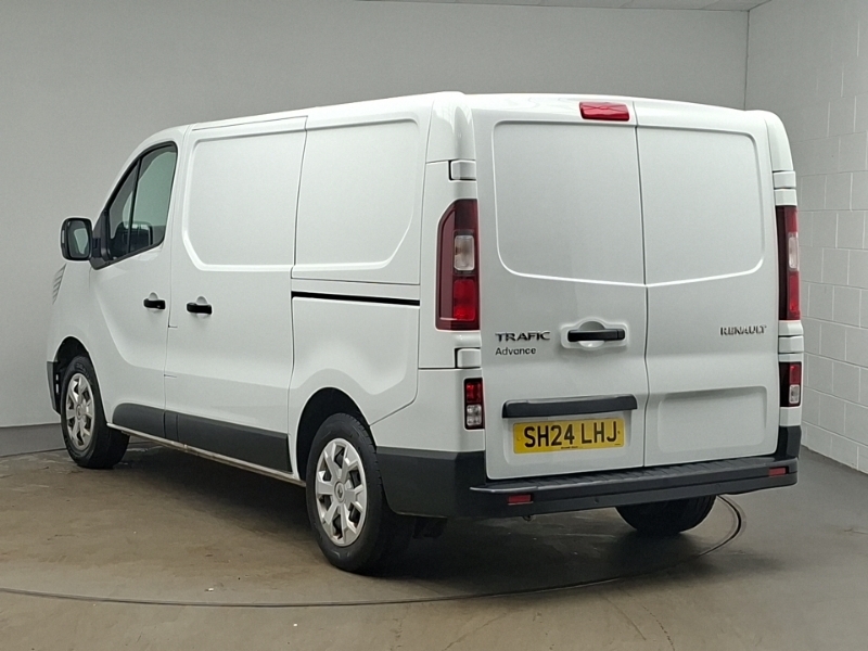 Renault Trafic Sl30 Blue Dci 130 Advance Van White #2