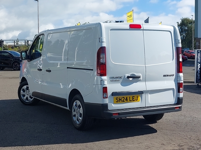 Renault Trafic Sl30 Blue Dci 130 Advance Van White #2