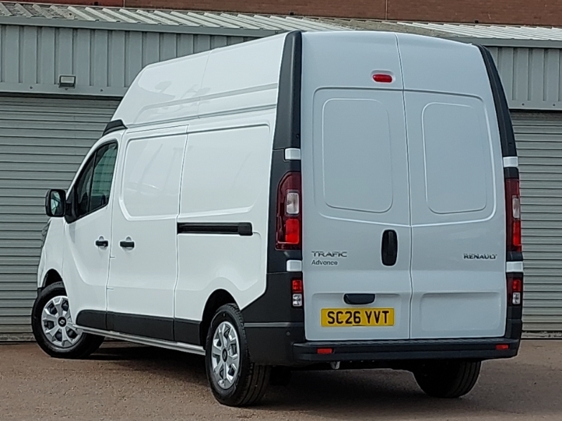 Renault Trafic Lh30 Blue Dci 150 High Roof Advance Safety Van White #2