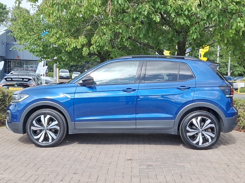 Volkswagen T-Cross 1.0 Tsi Black Edition Blue #4