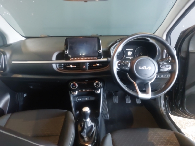 Kia Picanto 1.0 3 4 Seats GD23UWK Black #3