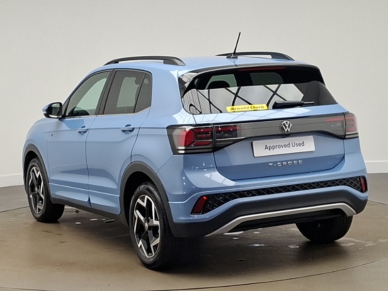 Volkswagen T-Cross 1.5 Tsi R-line Dsg Blue #2