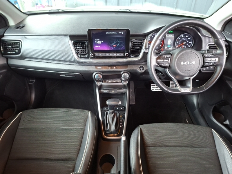 Kia Stonic 1.0T Gdi 48V Gt-line S Dct White #3