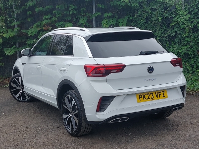 Volkswagen T-Roc 1.5 Tsi R-line Dsg White #2