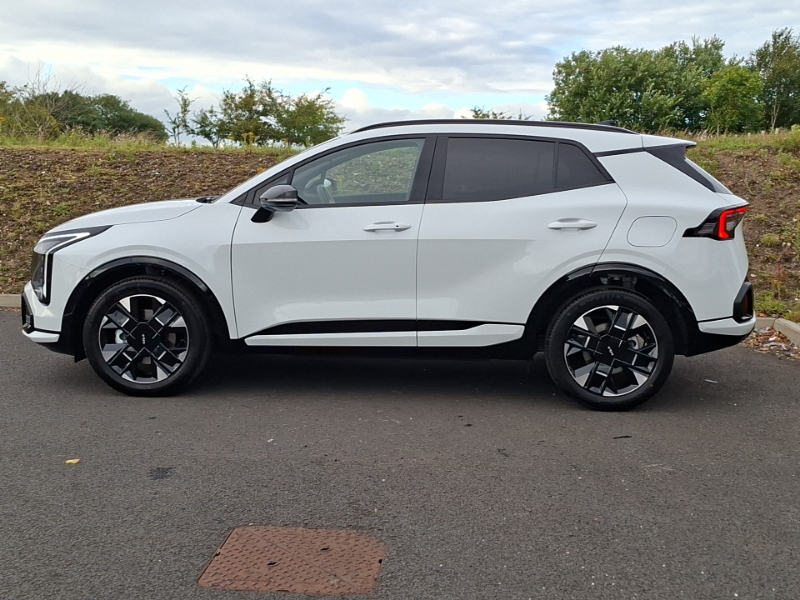 Kia Sportage 1.6T Gdi Hev Gt-line White #5