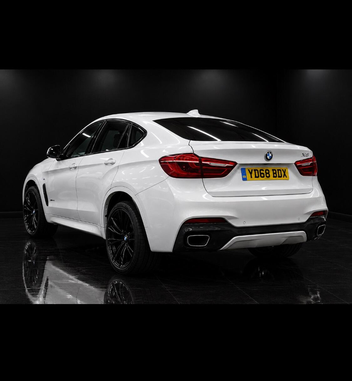 BMW X6 3.0 40D M Sport Xdrive Euro 6 Ss White #3