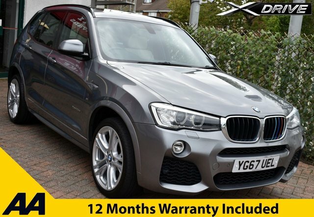 BMW X3 2017 20D M-sport X-drive 8-Speed 187 B Grey