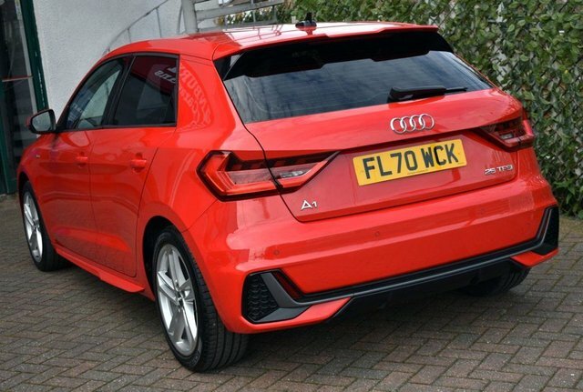 Audi A1 2020 1.0Tfsi 25 S-line S-tronic 94 Bhp Red #4