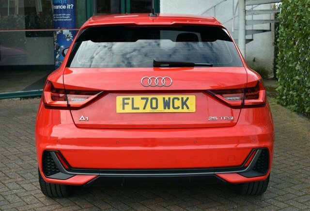 Audi A1 2020 1.0Tfsi 25 S-line S-tronic 94 Bhp Red #5