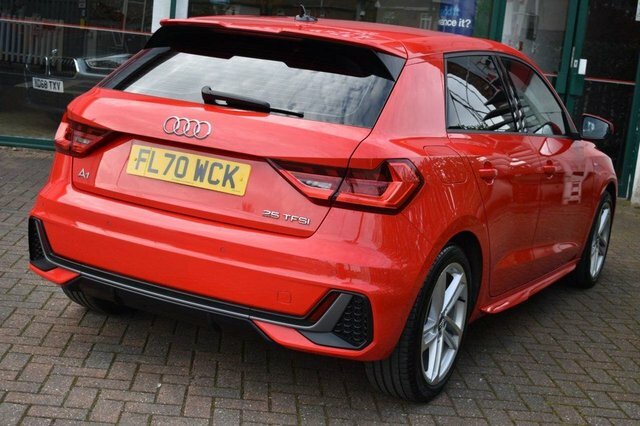 Audi A1 2020 1.0Tfsi 25 S-line S-tronic 94 Bhp Red #6