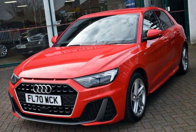 Audi A1 2020 1.0Tfsi 25 S-line S-tronic 94 Bhp Red #3