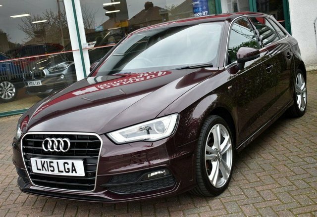 Audi A3 2015 1.4Tfsi S-line S-tronic 123 Bhp Red #3