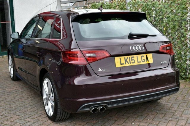 Audi A3 2015 1.4Tfsi S-line S-tronic 123 Bhp Red #4