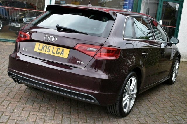 Audi A3 2015 1.4Tfsi S-line S-tronic 123 Bhp Red #6