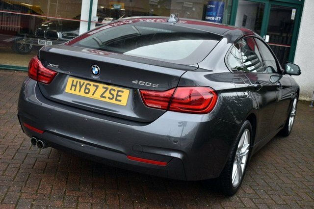 BMW 4 Series Gran Coupe 2017 420D M-sport X-drive 8-Speed 187 Grey #6