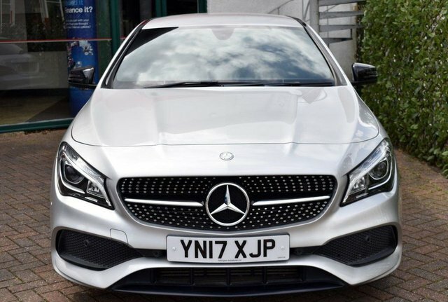 Mercedes-Benz CLA Class 2017 Cla220d Amg-line 4-Matic Shooting Brake 7G-dc Silver #2