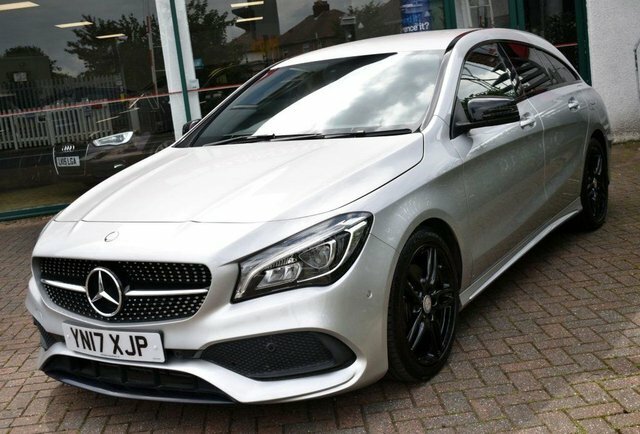 Mercedes-Benz CLA Class 2017 Cla220d Amg-line 4-Matic Shooting Brake 7G-dc Silver #3