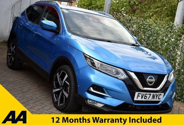 Nissan Qashqai 2017 1.2 Dig-t Tekna X-tron 113 Bhp E Blue