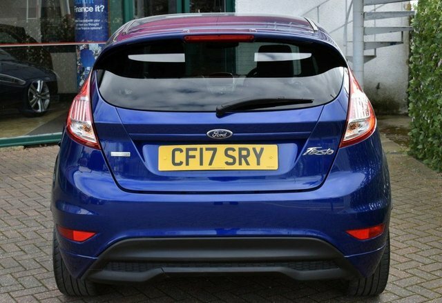 Ford Fiesta 2017 1.0T Ecoboost St-line 123 Bhp Euro 6 Blue #5