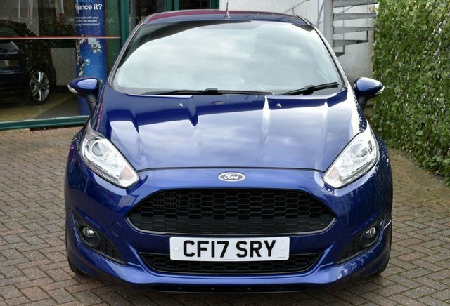 Ford Fiesta 2017 1.0T Ecoboost St-line 123 Bhp Euro 6 Blue #2