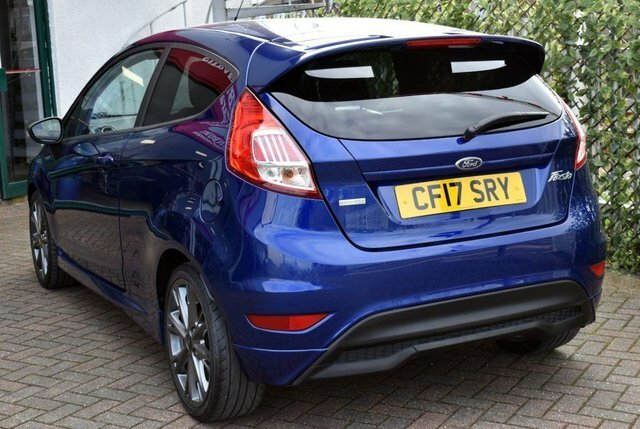 Ford Fiesta 2017 1.0T Ecoboost St-line 123 Bhp Euro 6 Blue #4