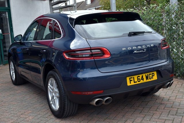 Porsche Macan 2014 3.0 V6 S Pdk 4Wd 339 Bhp Euro 6 Blue #4