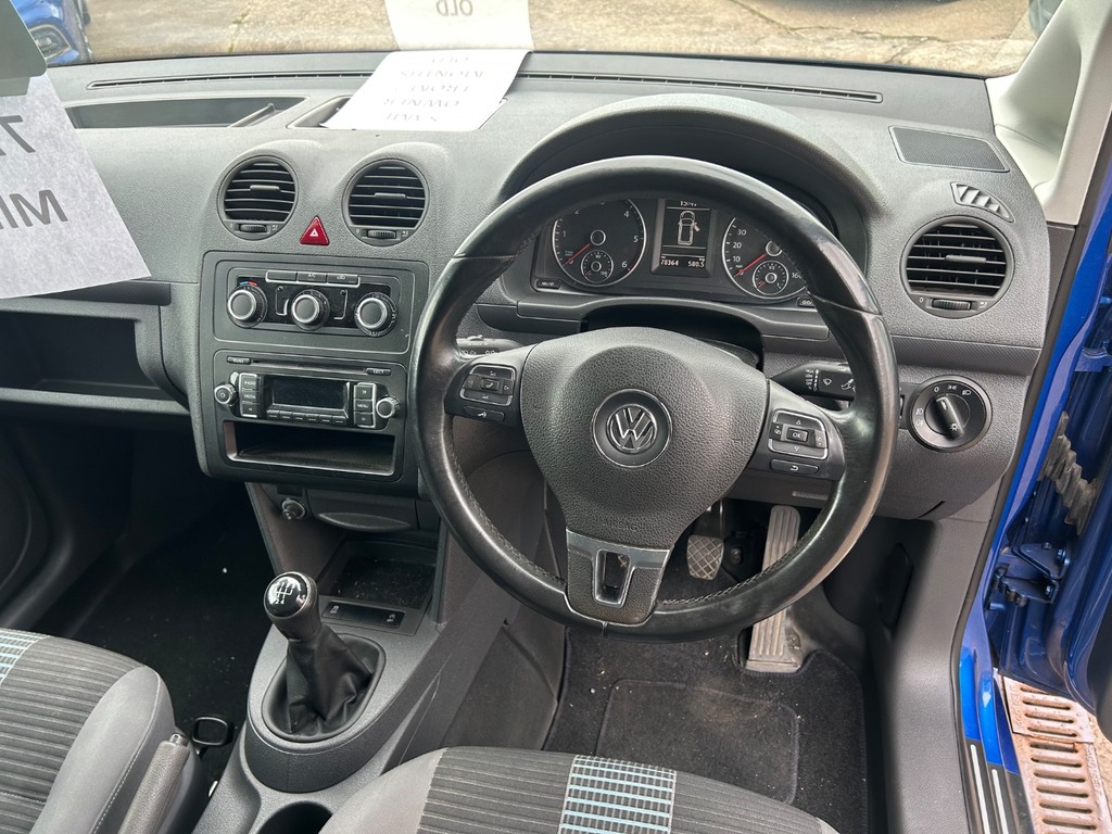 Volkswagen Caddy 1.6 Tdi Bluemotion 102Ps Van, No Vat Blue #6