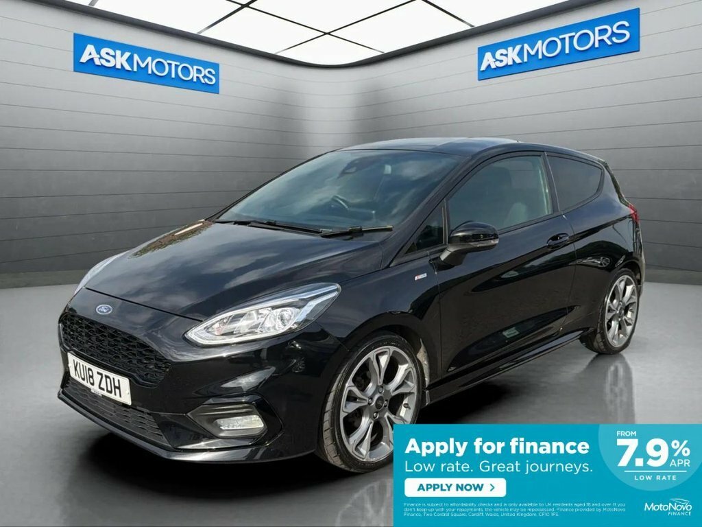 Ford Fiesta 1L St-line KU18ZDH Black