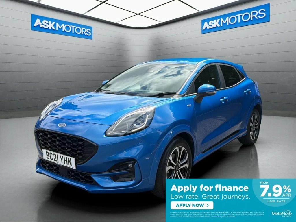Ford Puma 1L St-line Blue