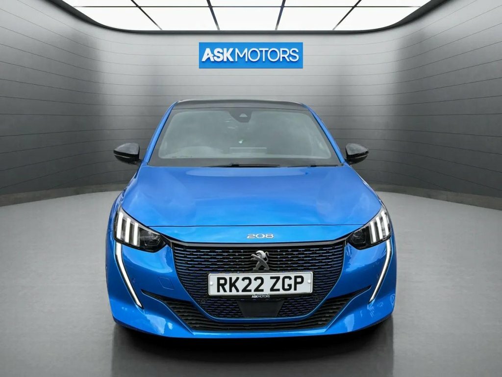 Peugeot e-208 Hatchback Blue #5