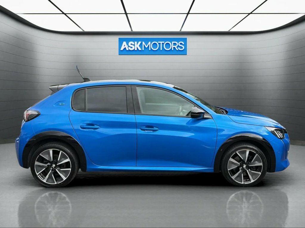 Peugeot e-208 Hatchback Blue #6