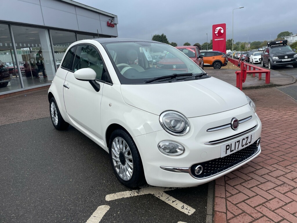 Fiat 500 Lounge 1.2 69 PL17CZJ White #3