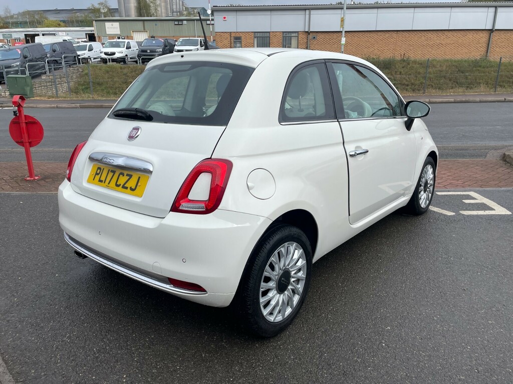 Fiat 500 Lounge 1.2 69 PL17CZJ White #5