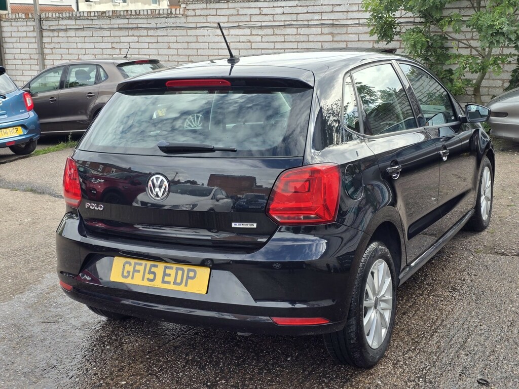 Volkswagen Polo Hatchback 1.0 Bluemotion Tech Se 201515 GF15EDP Black #3