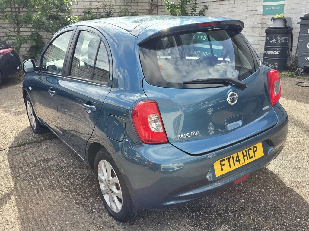 Nissan Micra Hatchback 1.2 Acenta 201414 FT14HCP Blue #5