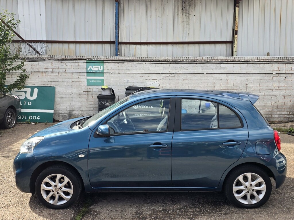 Nissan Micra Hatchback 1.2 Acenta 201414 FT14HCP Blue #6
