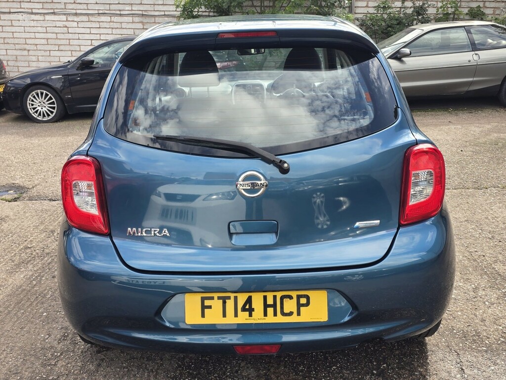 Nissan Micra Hatchback 1.2 Acenta 201414 FT14HCP Blue #4