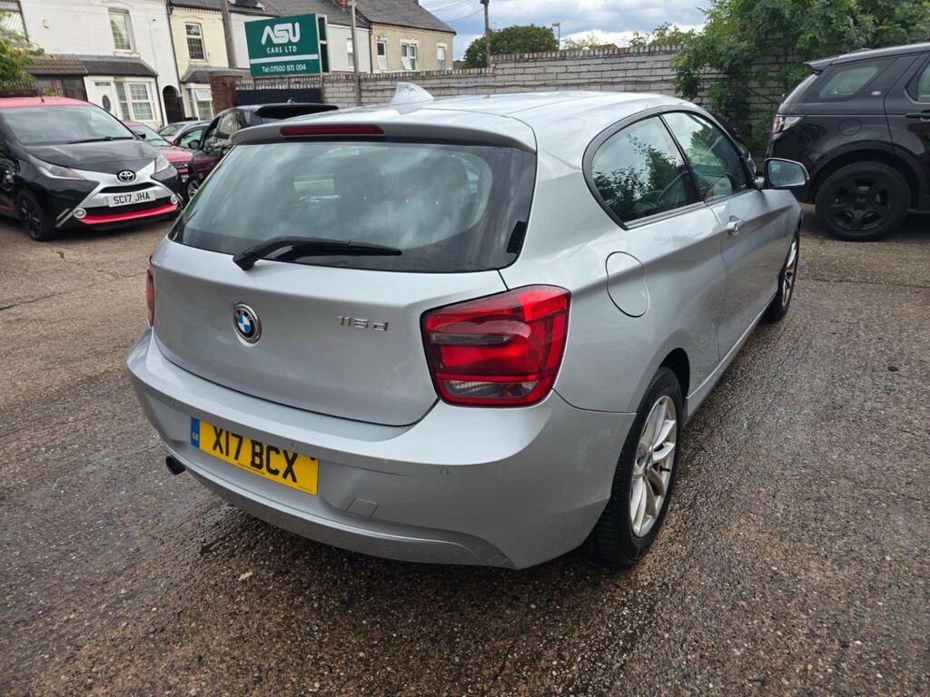 BMW 1 Series Hatchback 1.6 116D Efficientdynamics 2014 X17BCX Silver #3