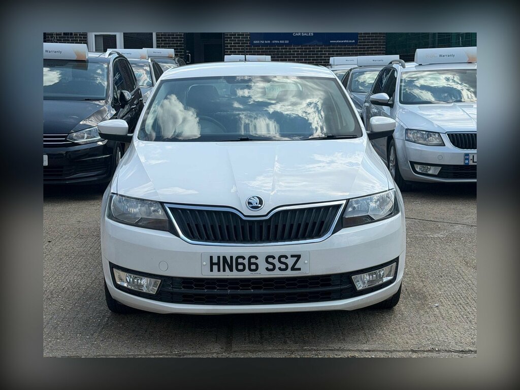 Skoda Rapid 1.6 Tdi Se Euro 6 Ss White #3