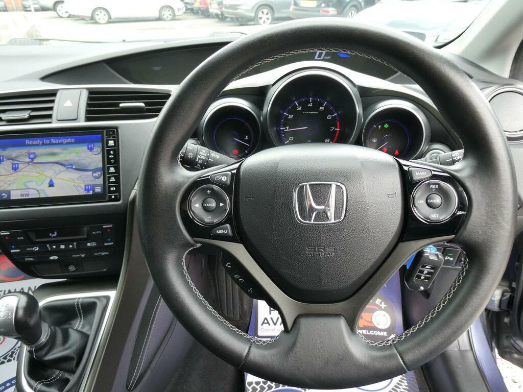 Honda Civic 1.4 I-vtec Se Plus Navi Euro 6 Ss Blue #5