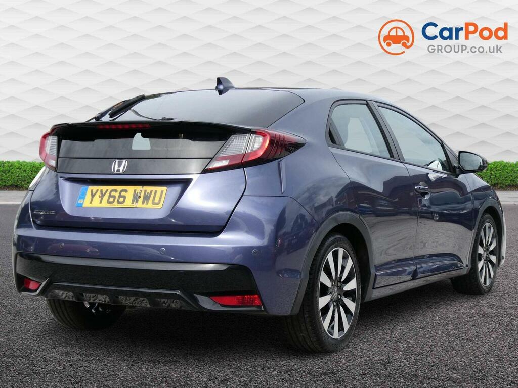 Honda Civic 1.4 I-vtec Se Plus Navi Euro 6 Ss Blue #3