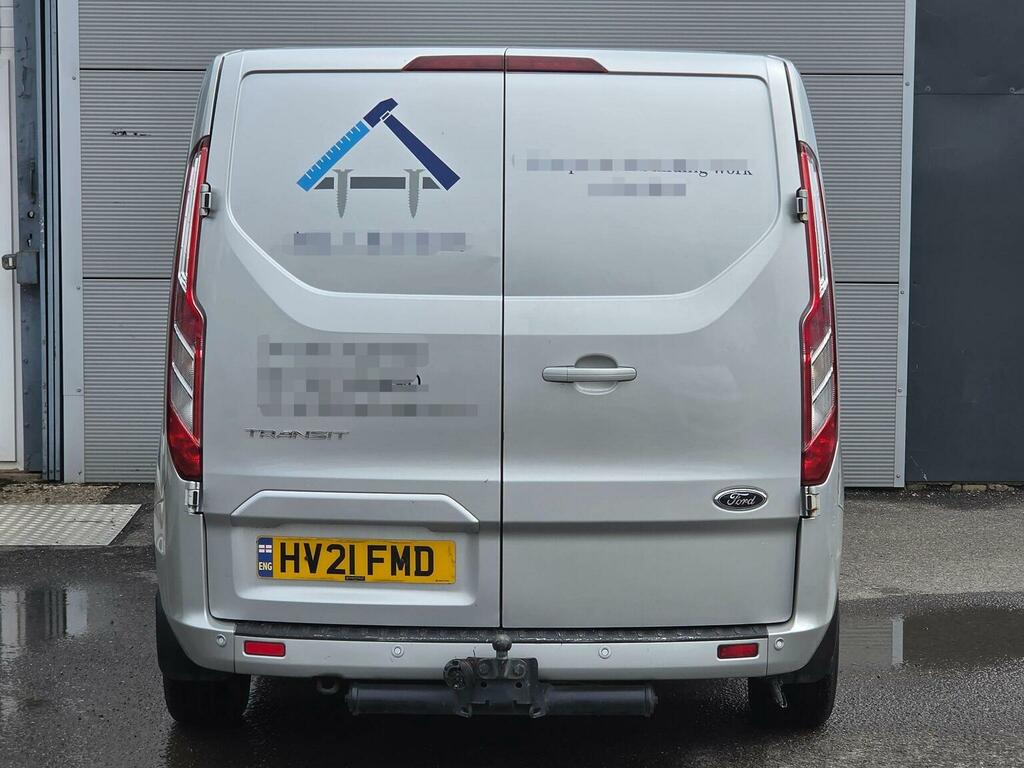 Ford Transit Custom Panel Van 2.0 300 Ecoblue Limited L2 H1 Euro 6 S HV21FMD Silver #3