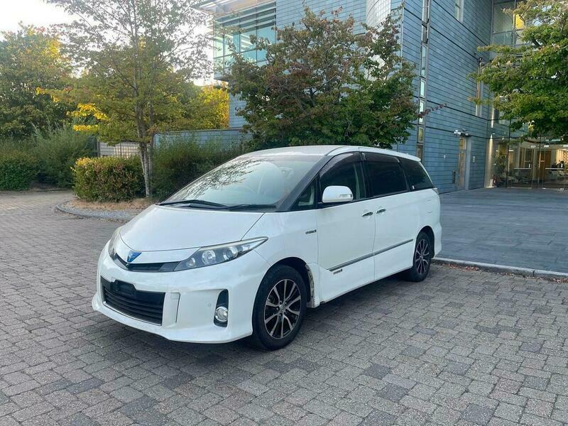 Toyota Estima Hybrid Cam-pilot Seats-7 White #3