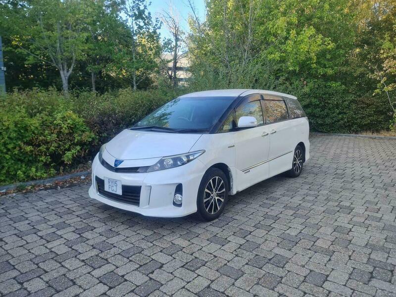 Toyota Estima Hybrid 7Seat Leather-360 Cam-pilot White #2
