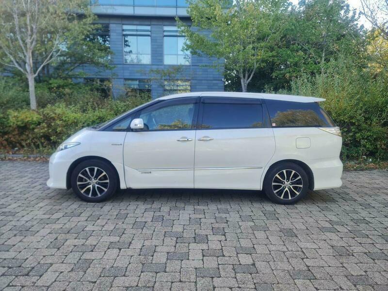 Toyota Estima Hybrid 7Seat Leather-360 Cam-pilot White #6