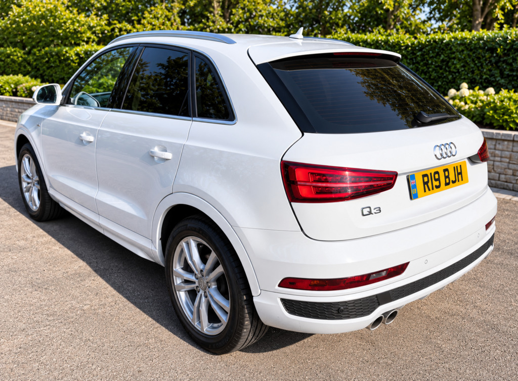 Audi Q3 2.0 Tdi S Line Plus Suv Quattro White #5