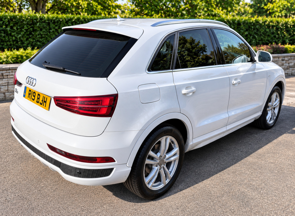 Audi Q3 2.0 Tdi S Line Plus Suv Quattro White #4