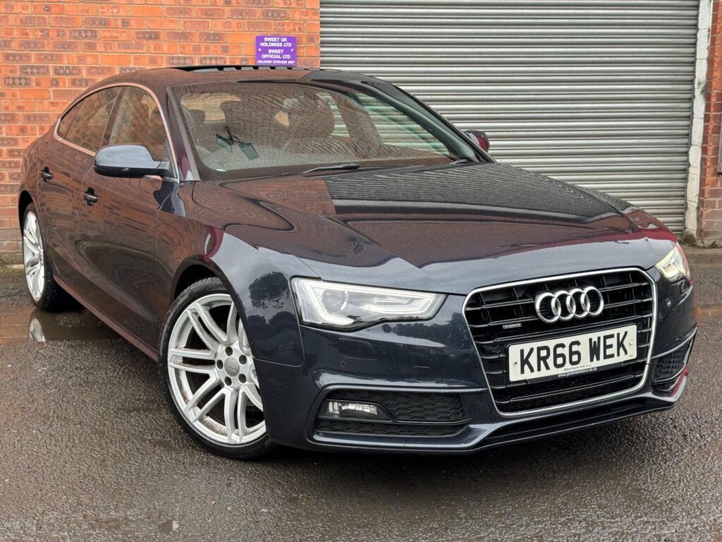 Audi A5 2.0 Tdi S Line Sportback S Tronic Quattro Euro 6 Blue