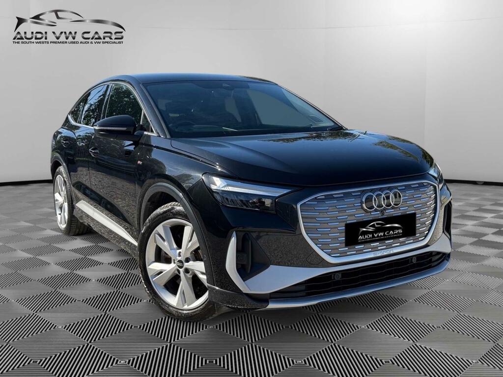 Audi Q4 E Tron 50 S Line Sportback Quattro 82Kwh Black #4